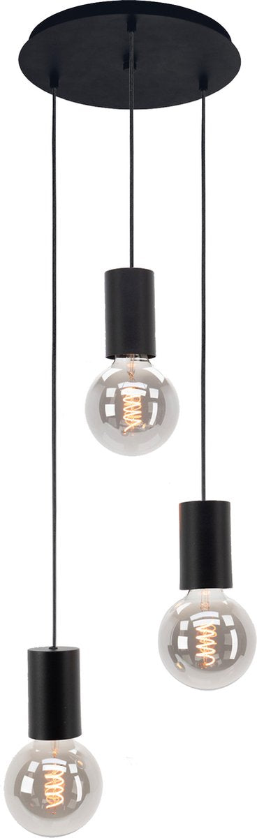 Eglo pozueta hanglamp - e27 - ø 33 cm - zwart