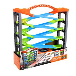 Race Track Deluxe con 5 capas y 2 autos