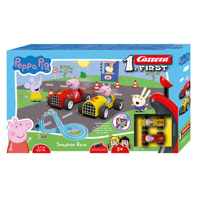 Carrera First Racebaan - Peppa Pig Zeepkist Race