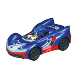 Carrera pull back auto team sonic racing - blauw - afbeelding 1