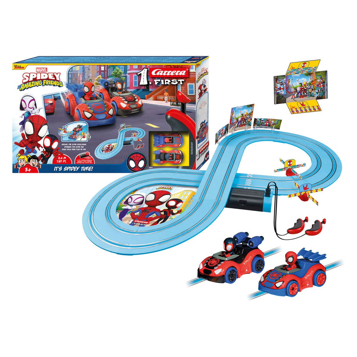 Carrera first spidey - it's spidey time! racebaan