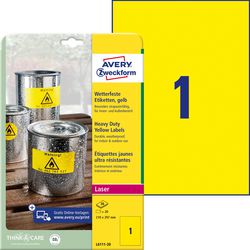 Etichette impermeabili Avery zweckform 20 pezzi bianche