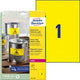 Etichette impermeabili Avery zweckform 20 pezzi bianche