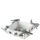 Ambiente bread basket winter stag white 20x20x7cm cotton