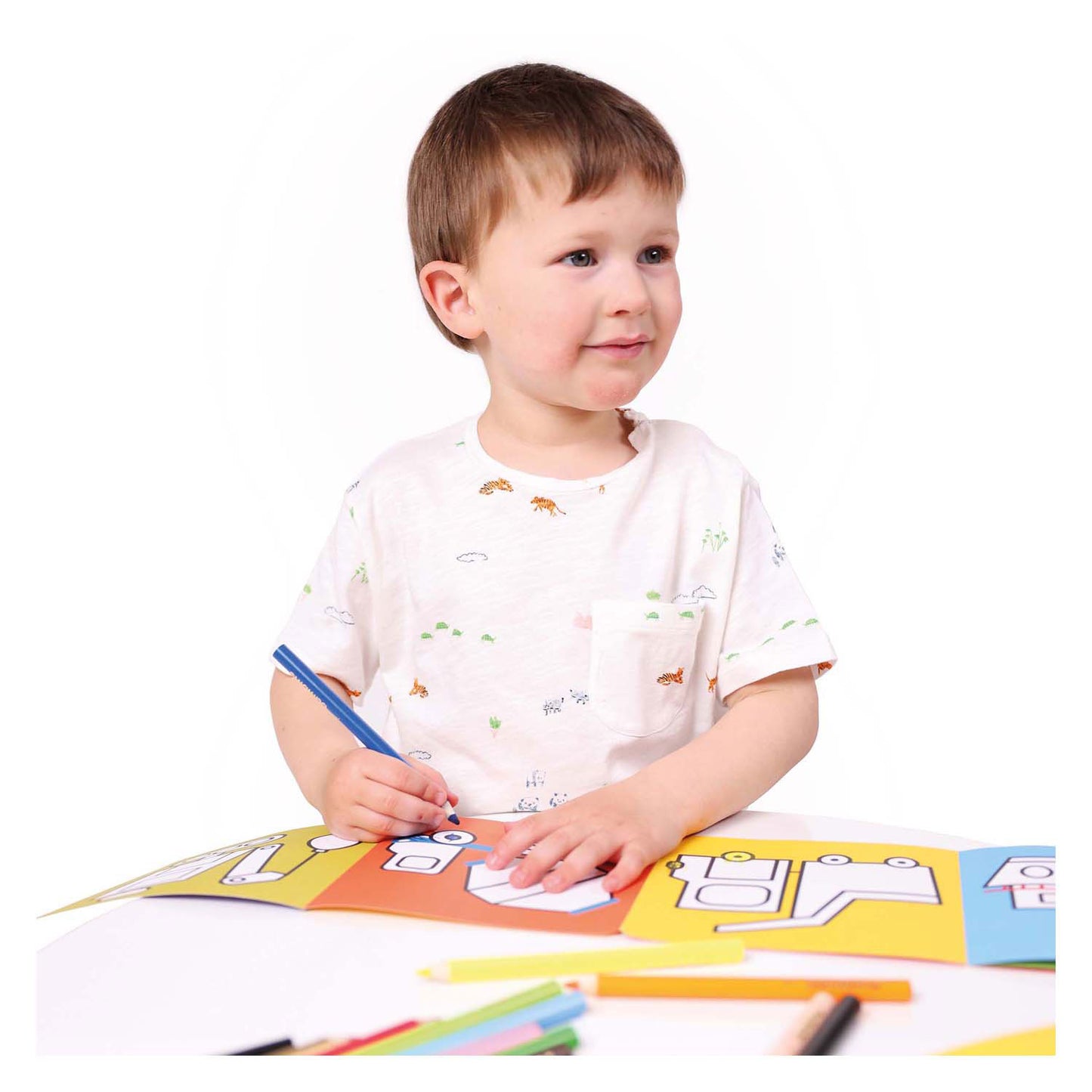 Banana panda - libro da colorare pronto per disegnare veicoli
