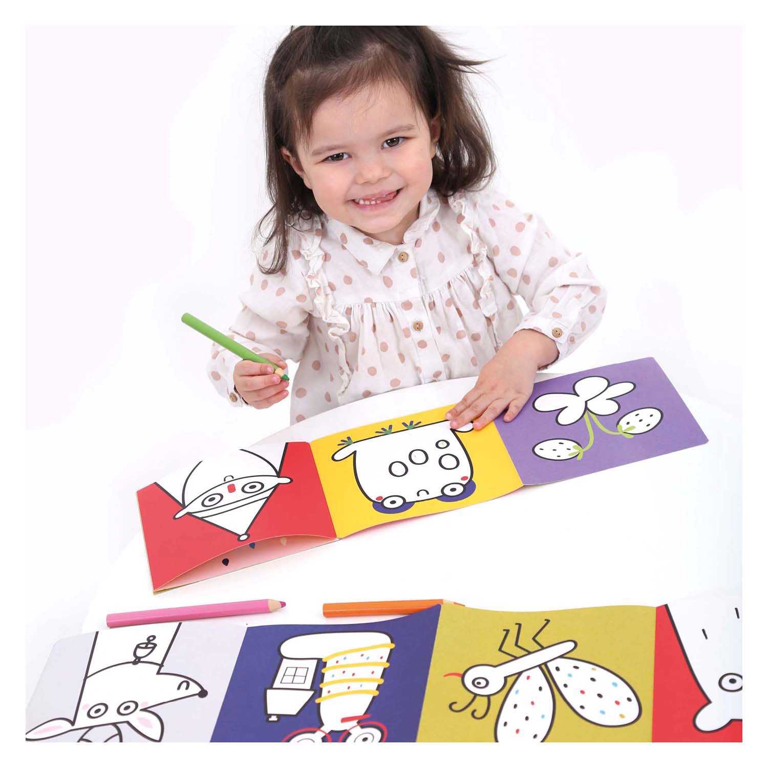 Banana panda - coloring book ready to draw the forest