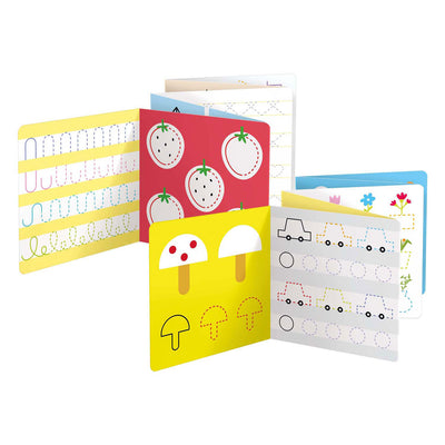 Banana panda - kleurboekje klaar om gevorderde lijnen te overtrekken