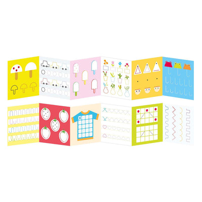 Banana panda - kleurboekje klaar om gevorderde lijnen te overtrekken