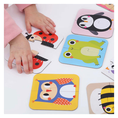 Banana Panda - On -the -Go PUZLS Half Animals - 16st.