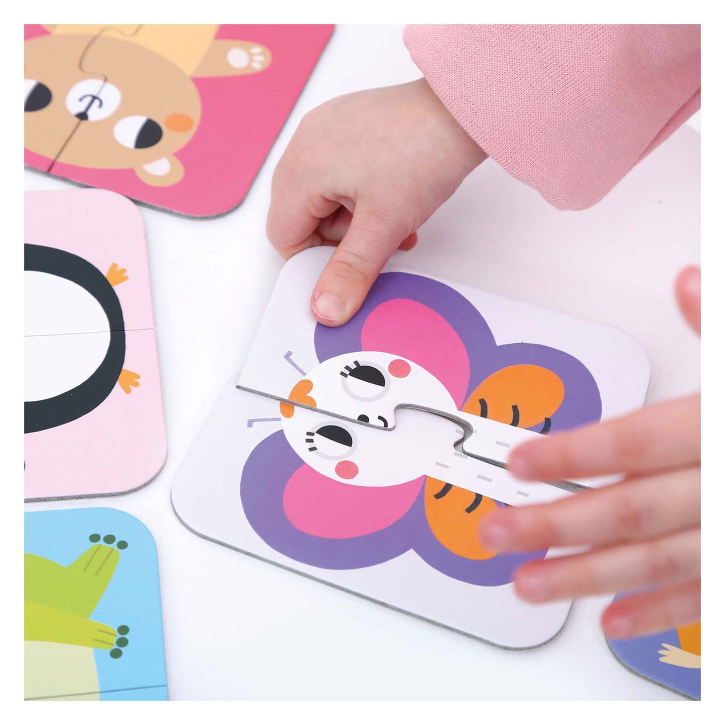 Banana Panda - On -the -Go PUZLS Half Animals - 16st.