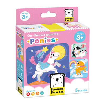 Panda de plátano - On -the -go Puzzle Ponies - 16st.