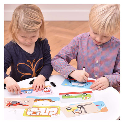 Banana panda - laten we voertuigen schrijven en wissen