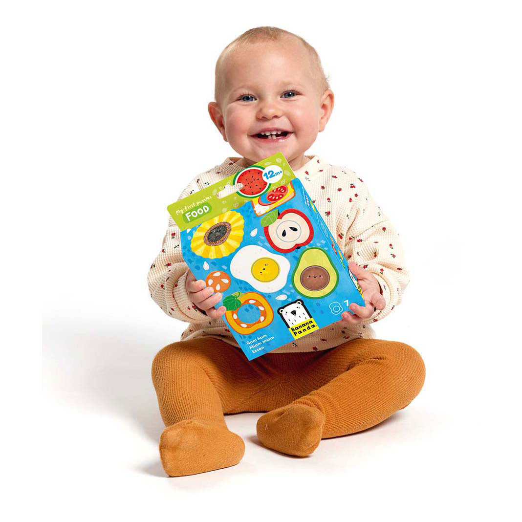 Banana panda - mijn eerste puzzel eten