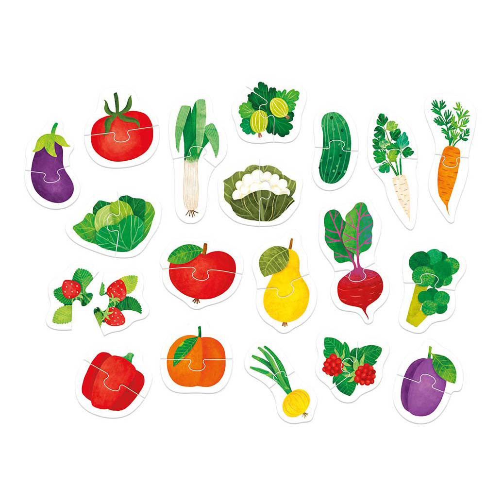 Panda de plátano: mis primeros rompecabezas vegetales de frutas, 19.