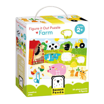 Banana Panda - Scopri il puzzle Farm - 20st.