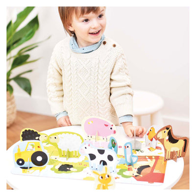 Banana Panda - Scopri il puzzle Farm - 20st.