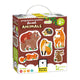 Banana Panda - Animali forestali in aumento dei puzzle - 33 °.