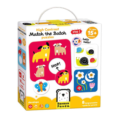 Banana Panda - Puzzle ad alto contrasto trova lo stesso - 8dlg.