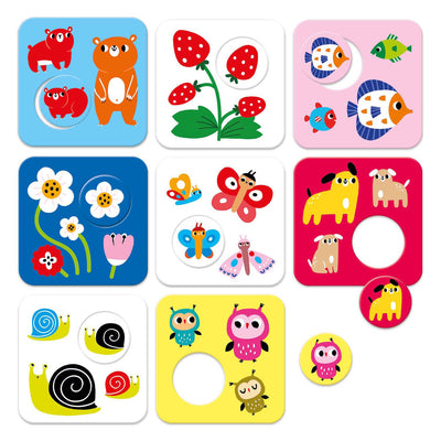 Banana Panda - Puzzle ad alto contrasto trova lo stesso - 8dlg.