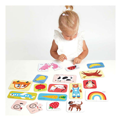 Banana Panda - Puzzle Abbina le prime parole - 18dlg.