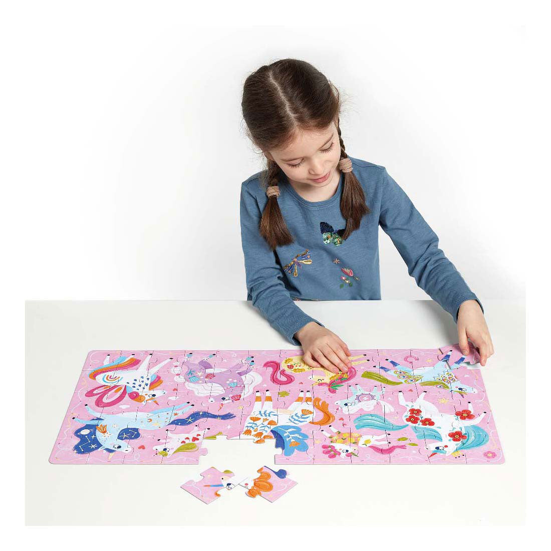 Panda de plátano - I Love Unicorns Puzzle - 60st.