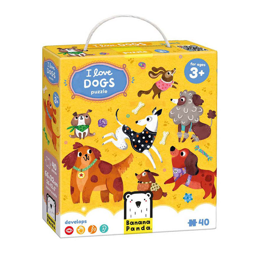 Panda de plátano - I Love Dog Puzzle - 60st.
