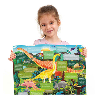 Banana Panda - Cerca e guarda i dinosauri puzzle - 60 °.