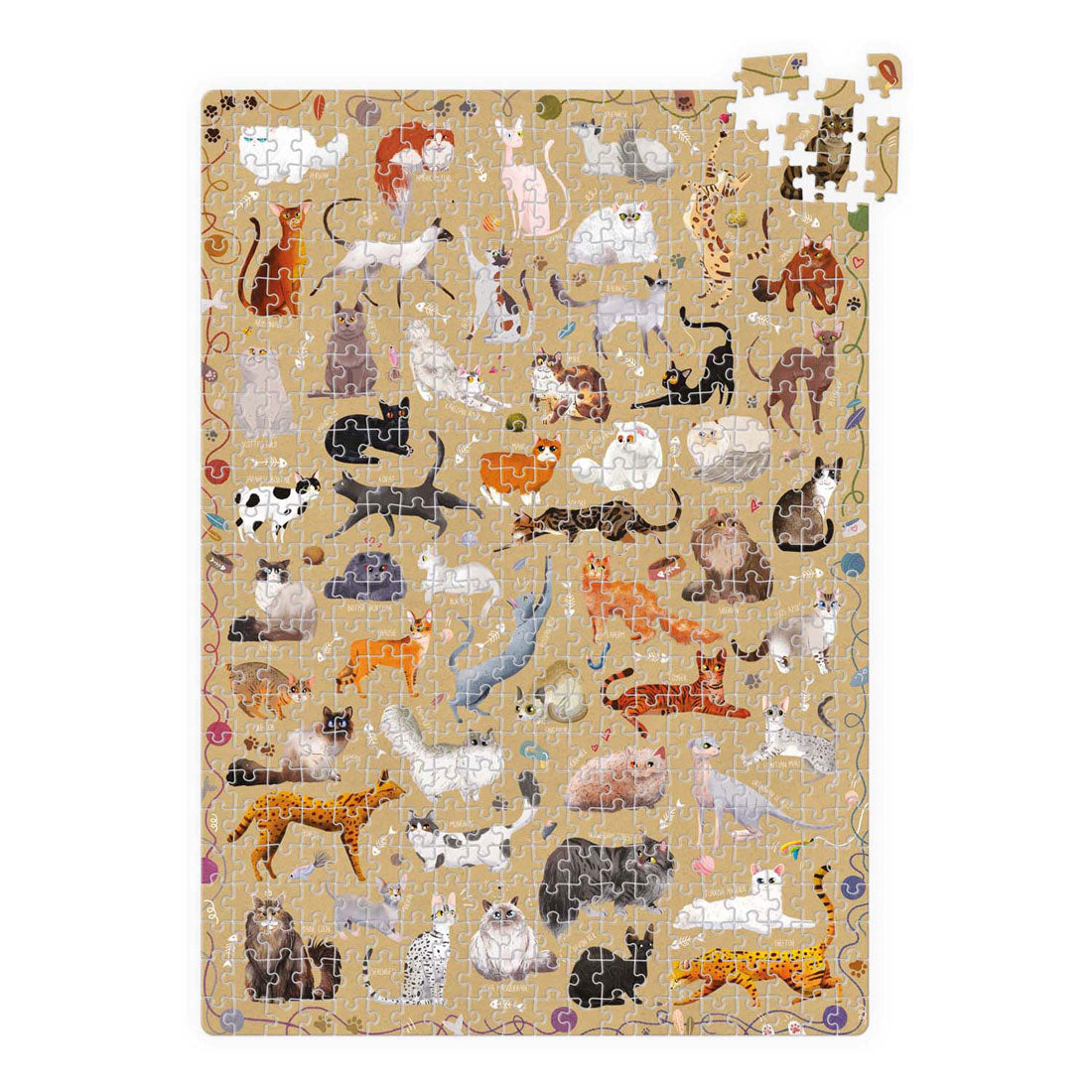 Banana panda - puzzlove katten - 500st.