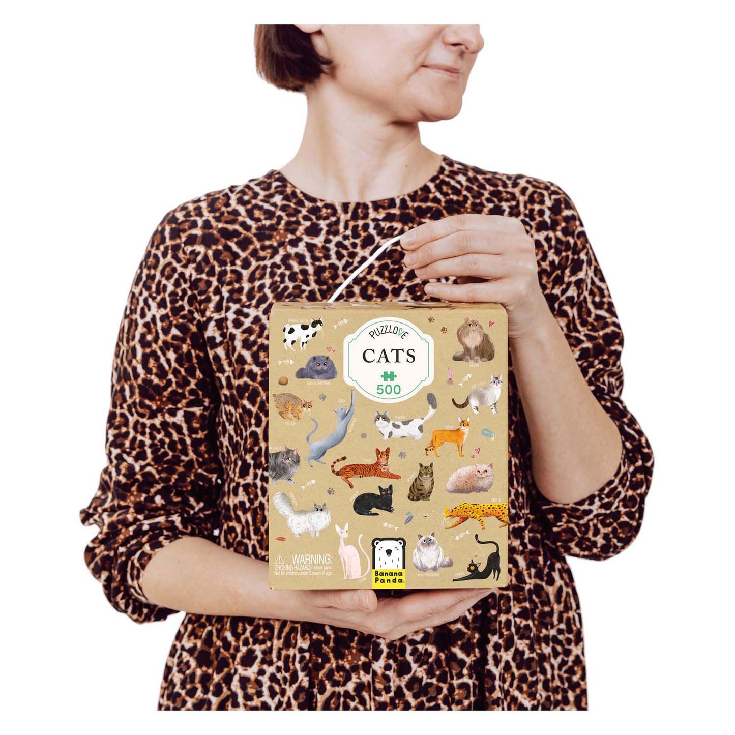 Panda de plátano - Puzzlove Cats - 500º.