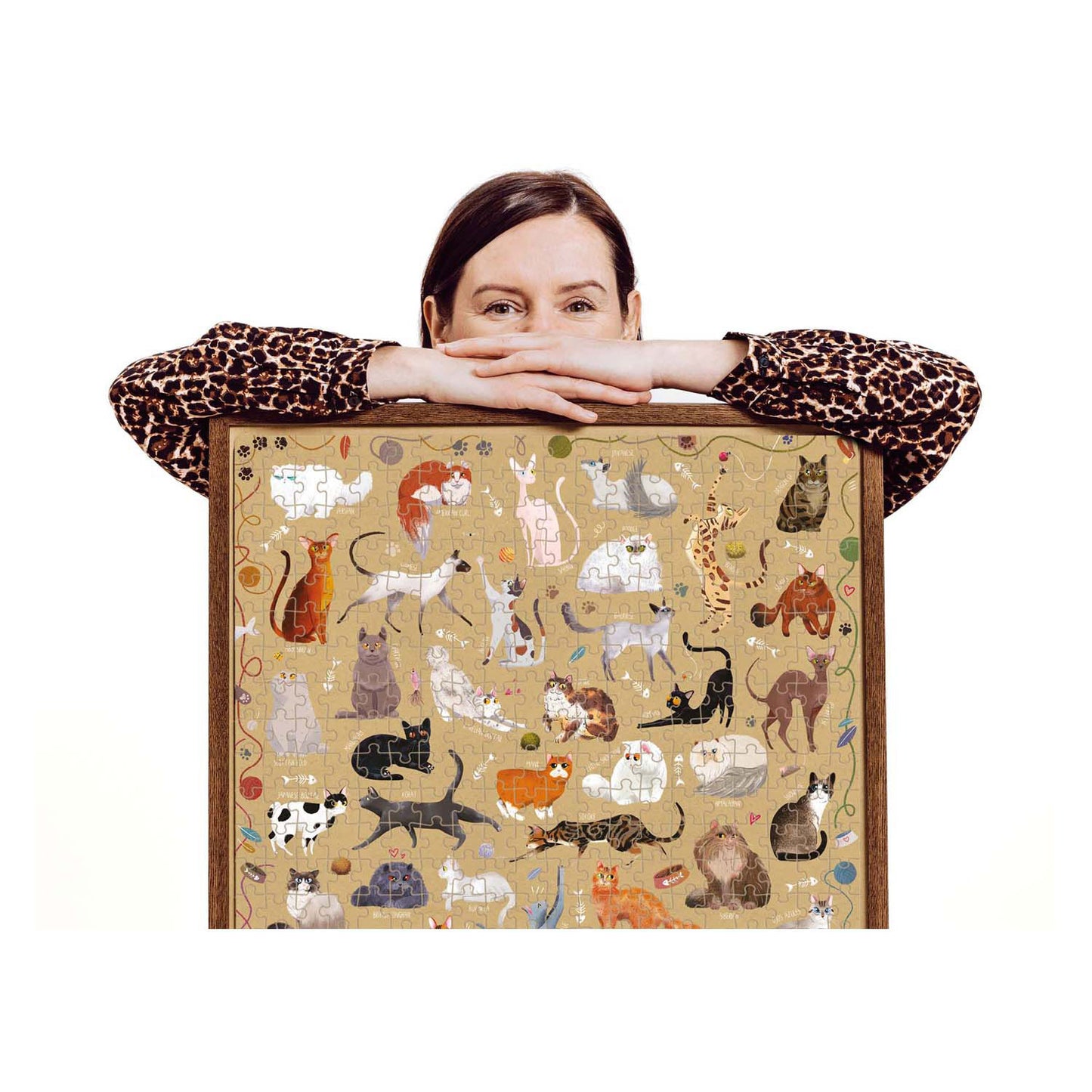 Banana panda - puzzlove katten - 500st.