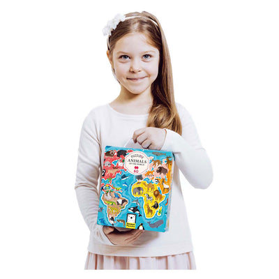 Banana Panda - Animali puzzlove di tutto il mondo - 60 °.