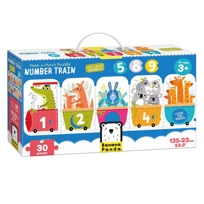 Banana Panda - Rendi il numero di numeri appropriato del puzzle - 30st.