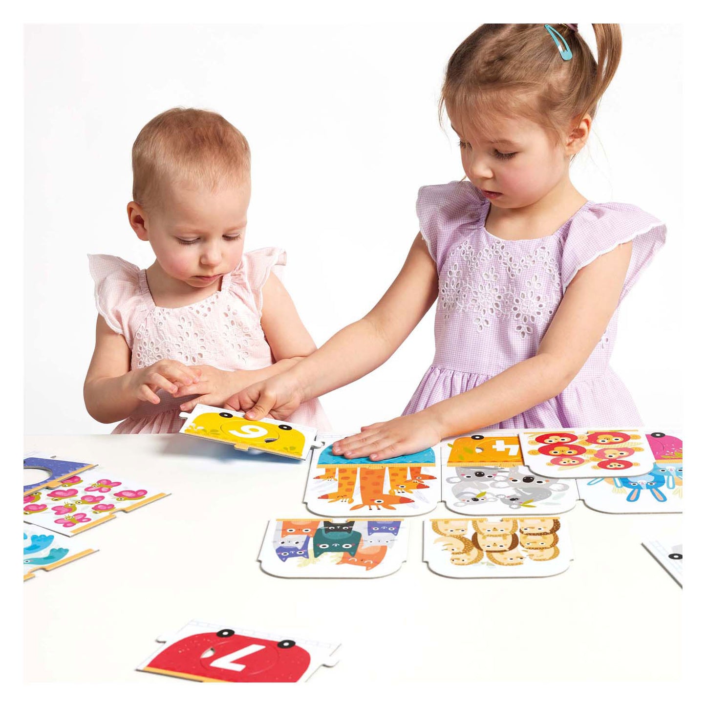 Banana panda - maak de puzzel passend nummer trein - 30st.