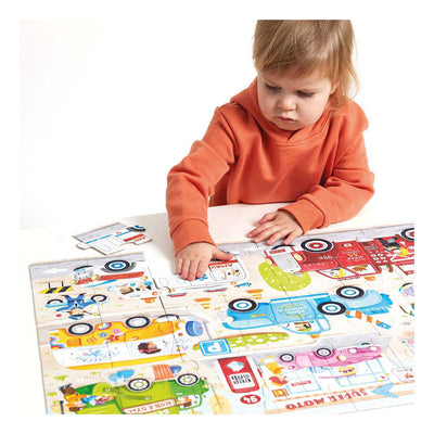 Banana Panda - Moto Jumbo Puzzle Cars - 40 °.