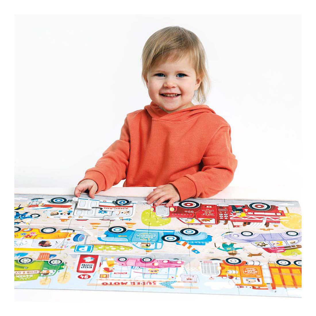 Banana Panda - Moto Jumbo Puzzle Cars - 40 °.