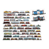 Banana panda puzzel trein speelgoed - mix and match treinen 54 stukjes. - afbeelding 2