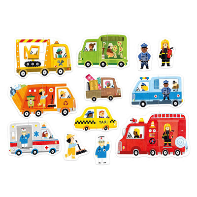 Banana panda - il mio primo puzzle - automobili