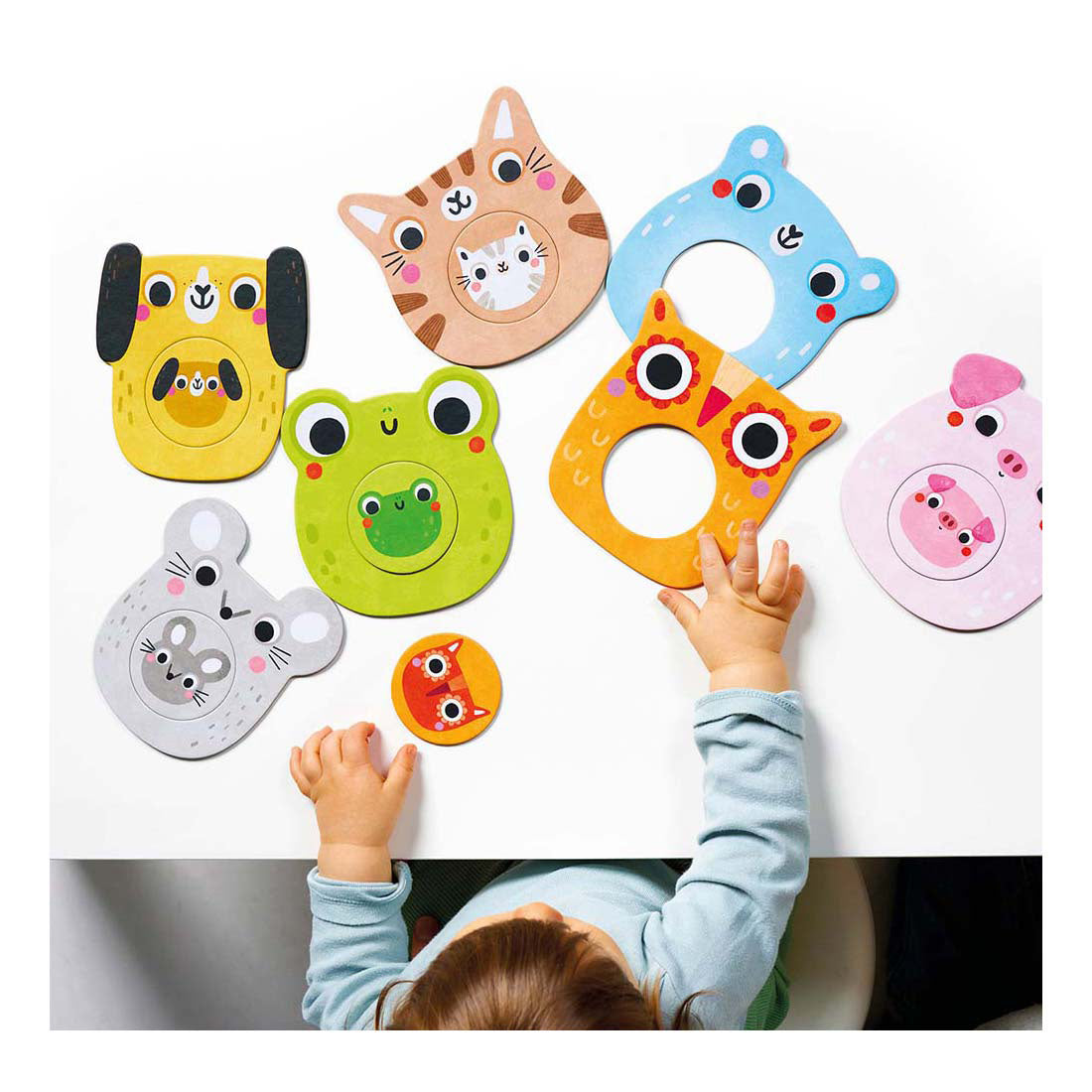 Banana panda - i miei primi puzzle - mini me animali con bambini