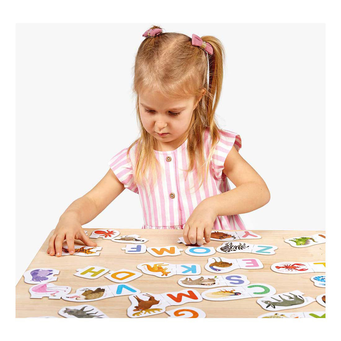 Panda banana - lettere puzzle - 26 pezzi.