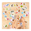Panda banana - lettere puzzle - 26 pezzi.