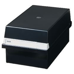 Abi tarjetero a5 23,5 x 36 x 19 cm negro para 1300 tarjetas de visita