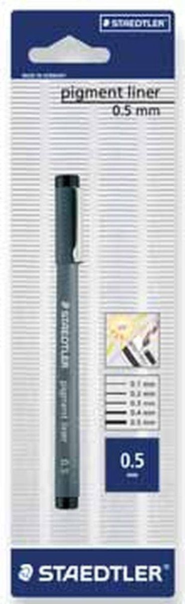 Fineliner pigmentato Staedtler - blister 0,5 mm nero