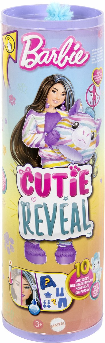 Barbie cutie reveal color dream - pop - zebra
