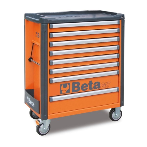 Carrello portautensili Beta c37 8-o arancione