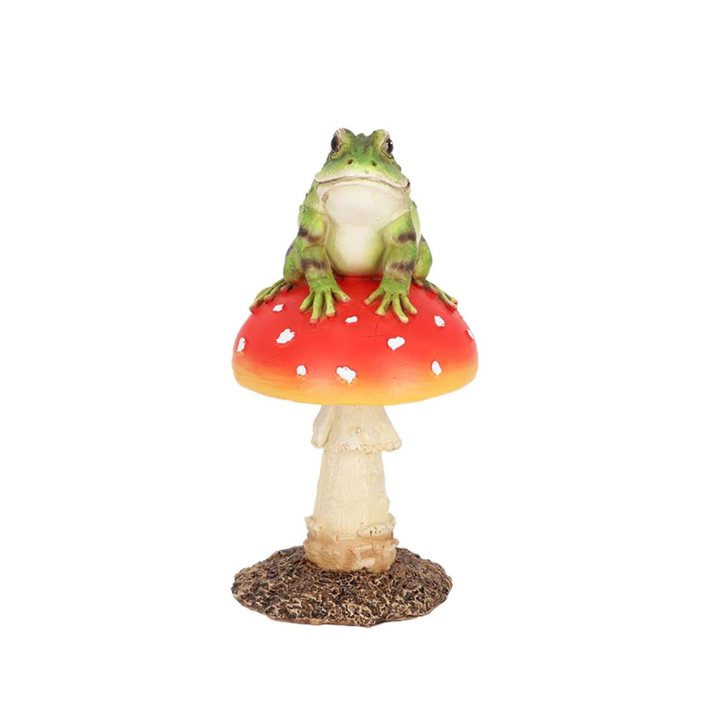 Amanita muscaria de diseño Esschert con rana