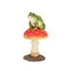 Amanita muscaria de diseño Esschert con rana