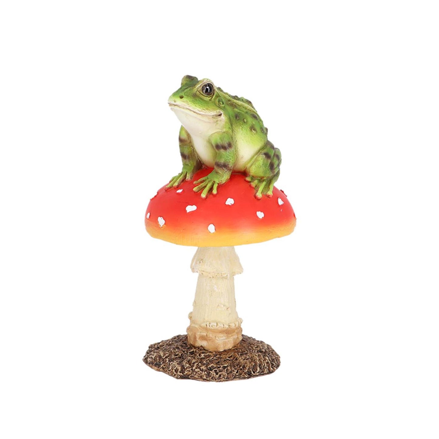 Amanita muscaria de diseño Esschert con rana