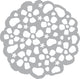 Vaessen creative • mask stencil 15x15cm flower