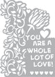 Vaessen creative • mask stencil a4 heart