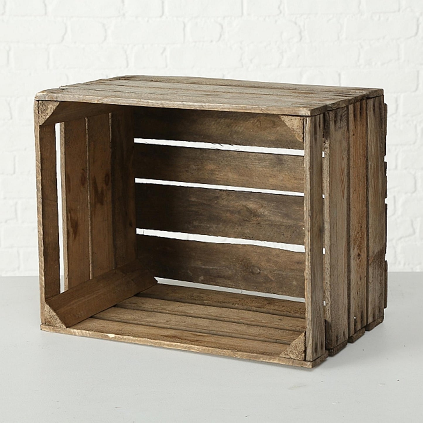 Caja de subastas Boltze Home madera de lea 50x40x30cm